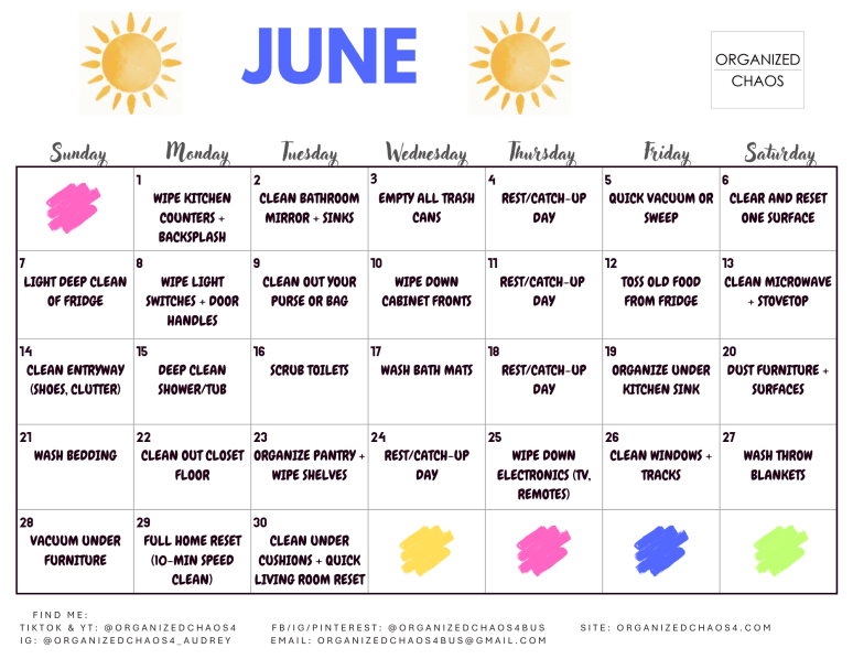 June Calendar