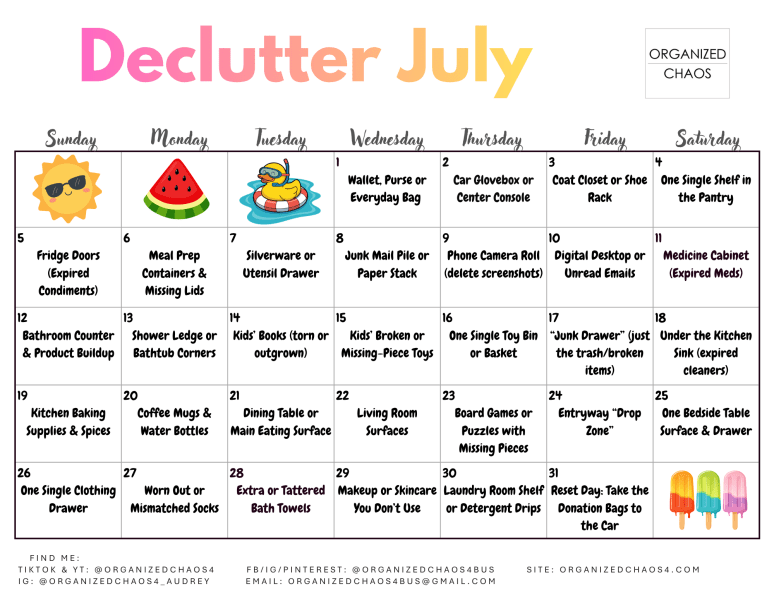 July Calendar