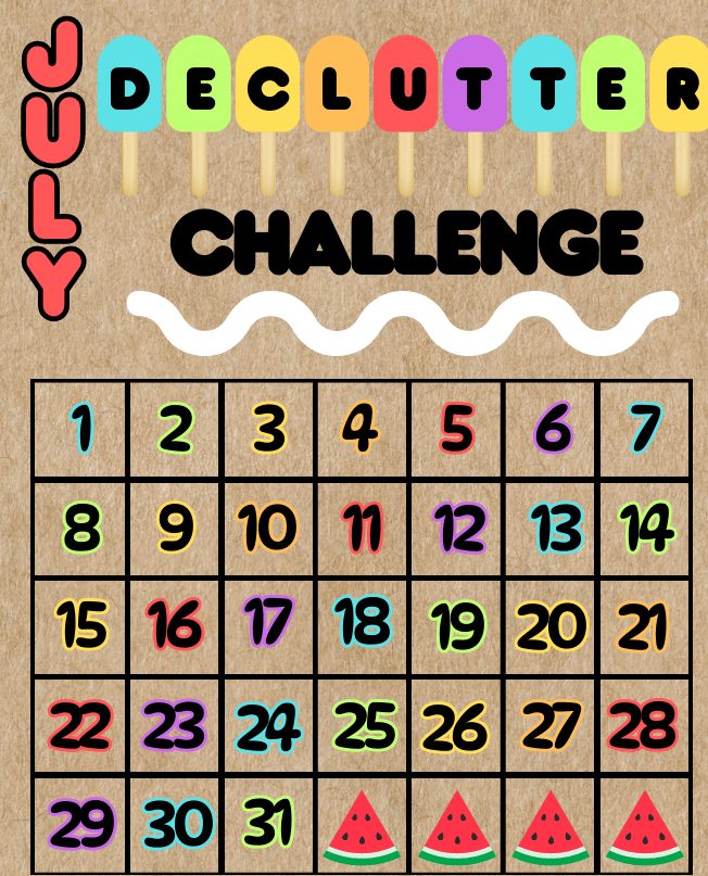 July Declutter Challenge